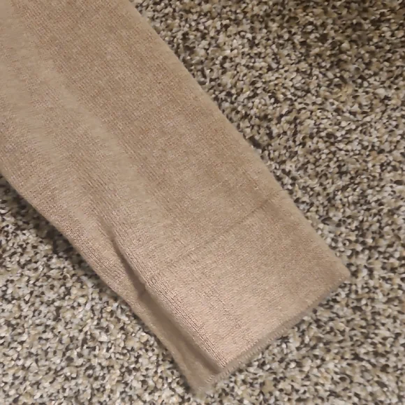 J. Crew Beige Ruffle Neck Sweater - Picture 4 of 5